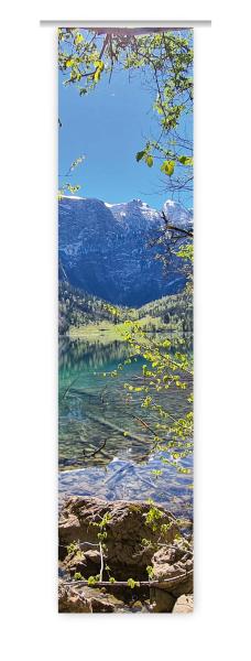 Flächenvorhang Bayernjuwel , Schiebevorhang, Schiebegardine, modern, 60 cm breit, 2,65 m hoch, 3 m hoch